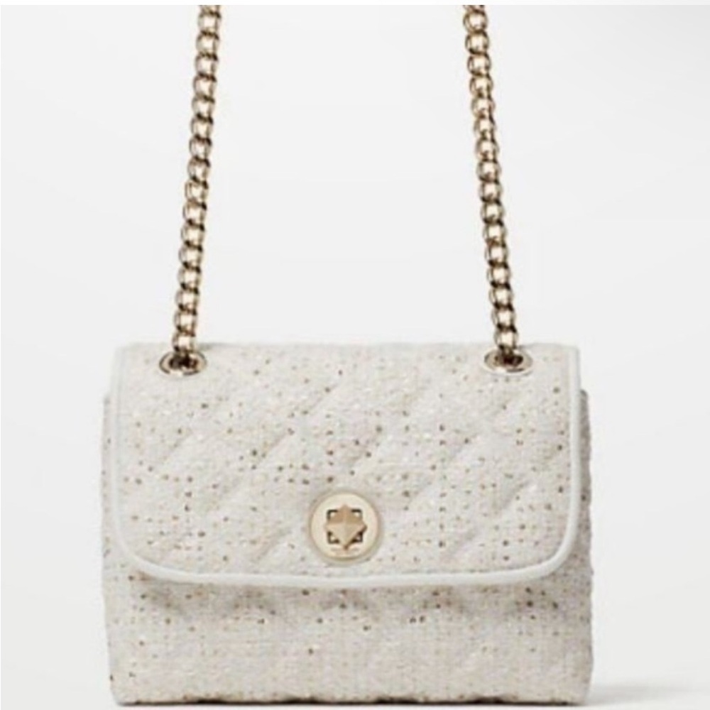 KATE SPADE | NWOT Natilia Tweed Duel Wear Shoulder Bag